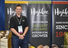 Dale Milison with Highline Mushrooms.